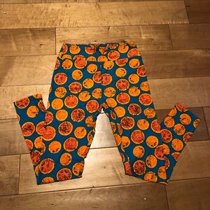 LuLaRoe Leggings. One Size. Orange Slice